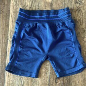 Fourlaps Biker Shorts NWOT Blue Size M/L